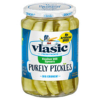 Vlasic Kosher Dill Spears Pickles, 24 Ounce