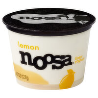 noosa Finest Yoghurt, Whole Milk, Lemon, 4.5 Ounce