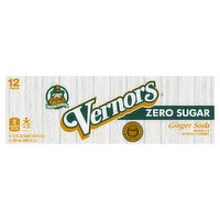 Diet Vernors Ginger Soda, 12 Each