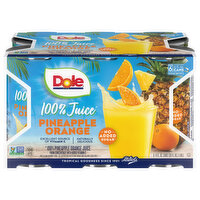 Dole 100% Pineapple Orange Juice, 6 Each