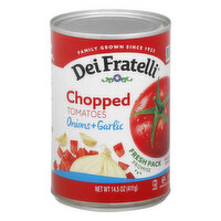 Dei Fratelli Chopped Tomato with Onion & Garlic, 14.5 Ounce