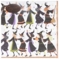 Caspari Witches Conga Line Luncheon Napkin, 1 Each