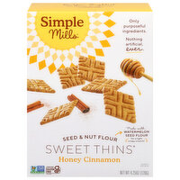 Simple Mills Honey Cinnamon Sweet Thins, 4.25 Ounce