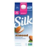 Silk Unsweetened Almond Milk, 64 Ounce