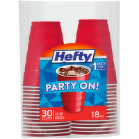 Hefty 18 oz. Red Cups, 30 Each