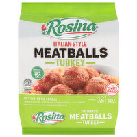 Rosina Meatballs, Turkey, 12 Ounce