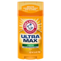 Arm & Hammer Ultra Max Fresh Antiperspirant Deodorant, 2.6 Ounce