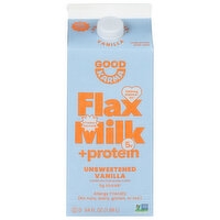 Good Karma Flax Milk + Protein Unsweetened Vanilla, 64 Fluid ounce