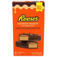 Good Humor Reeses Crunchy Peanut Ice Cream Bar, 6 Each