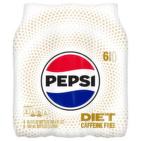 Pepsi Cola, Diet, Caffeine Free, 6 Each