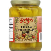 Sechler's Pickles Banana Peppers, Hungarian Pickled, Mild, 24 Ounce