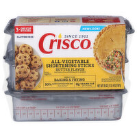 Crisco Butter Flavor All-Vegetable Shortening, 20 Ounce