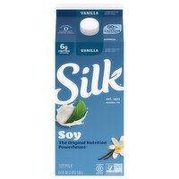Silk Vanilla Soy Milk, 64 Ounce