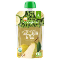 Happy Baby Pears, Zucchini & Peas, 4 Ounce