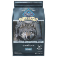 BLUE Wilderness Natural Food for Dog, With Chicken and LifeSource Bits, Adult, 4.5 Pound