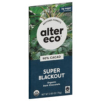 Alter Eco Chocolate Bar Super Blackout, 2.65 Ounce