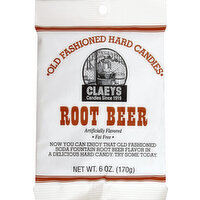 Claeys Hard Candies, Old Fashioned, Root Beer, 6 Ounce