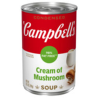 Campbell's 98% Fat Free Cream of Mushroom Soup, 10.5 Ounce