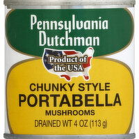 Pennsylvania Dutchman Mushrooms, Portabella, Chunky Style, 4 Ounce