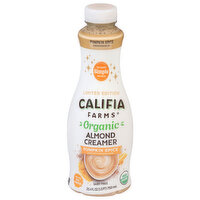 Califia Farms Organic Almond Creamer Pumpkin Spice, 25.4 Fluid ounce