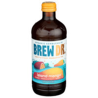 Brew Dr. Kombucha Island Mango Green, 14 Ounce