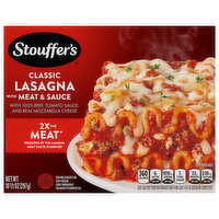 Stouffer's Lasagna with Meat & Sauce Frozen Meal, 10.5 Ounce