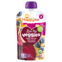 Happy Tot Bananas, Beets, Squash & Blueberries, 4.22 Ounce