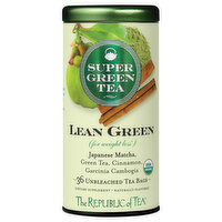 Republic Of Tea Lean Green Matcha Tea, 36 Each