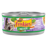 Friskies Indoor Gravy Wet Cat Food, Indoor Homestyle Turkey Dinner in Gravy, 5.5 Ounce