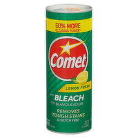 Comet Cleanser, with Bleach, Lemon Fresh, 21 Ounce