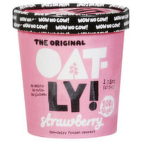 Oatly Strawberry Non-Dairy Frozen Dessert, 16 Ounce