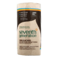 Seventh Generation Paper Towels 100% Recycled Paper, Unbleached, 1 Each