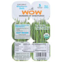 Wow! Wheatgrass Shots, Organic, 6 Each
