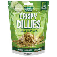 Fresh Gourmet Pickle Flavored Fried Cucumbers Crispy Dillies, 3.5 Ounce