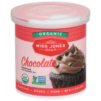 Miss Jones Organic Chocolate Frosting, 11.29 Ounce