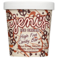 Jeni's High Five Candy Bar Ice Cream, 16 Ounce