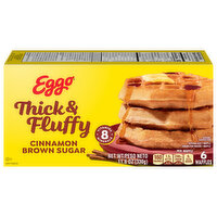 Eggo Cinnamon Brown Sugar Thick & Fluffy Waffles, 11.6 Ounce