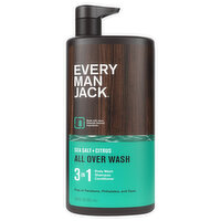 Every Man Jack Sea Salt Body Wash, 28.8 Ounce