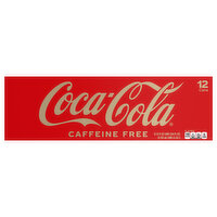 Coca-Cola Caffeine Free Soda Soft Drink, 12 Each