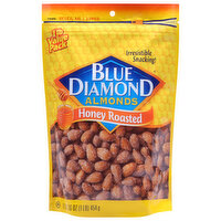 Blue Diamond Almonds Honey Roasted, 16 Ounce