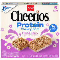 General Mills Cheerios Protein Chewy Bars Mixed Berry, 5 Each