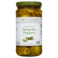 Jeff's Garden Sliced Tamed Jalapno Peppers, 12 Ounce