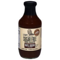 G Hughes BBQ Sauce, Sugar Free, Maple Brown Flavored, 18 Ounce