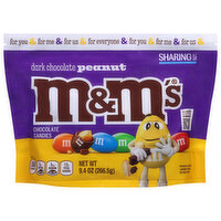 M&M's Dark Chocolate Peanut, 9.4 Ounce