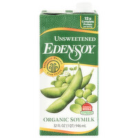 EdenSoy Soymilk, Unsweetened, 32 Ounce