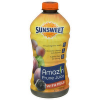 Sunsweet 100% Juice, Prune, with Pulp, 64 Ounce
