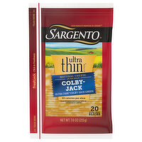 Sargento Colby-Jack Natural Cheese Ultra Thin Slices, 7.6 Ounce