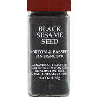 Morton & Bassett Spices Sesame Seed, Black, 2.3 Ounce