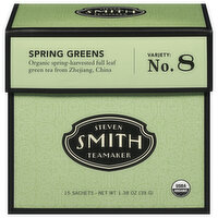 Smith Teamaker Organic Spring Greens Tea, 15 Each