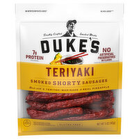 Duke's Teriyaki Smoked Shorty Sausages, 5 Ounce